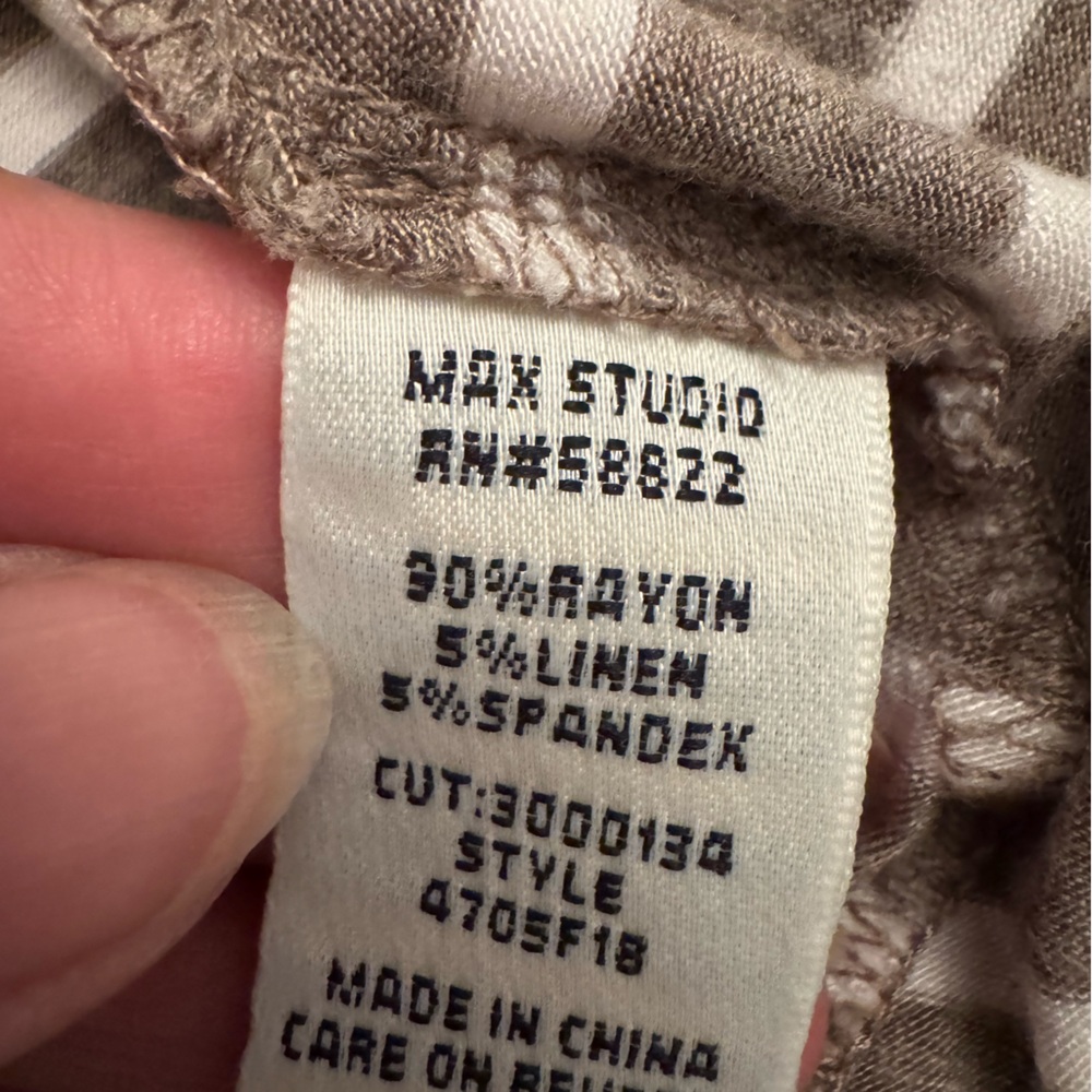 Max Studio Tan striped Maxi Skirt - Picture 8 of 8